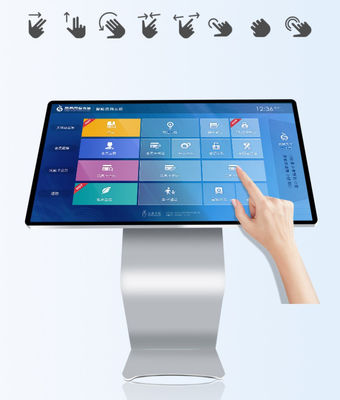 Buon prezzo Multimedia Chioschi orizzontali intelligenti Touch Digital Signage Machine 1920x1080 in linea