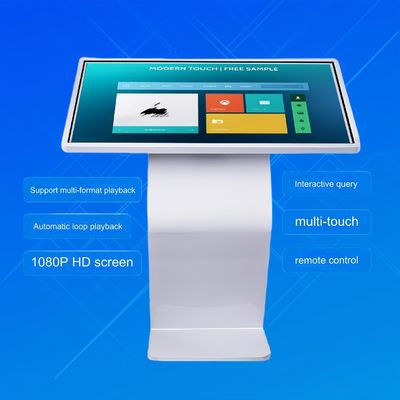 Buon prezzo 220V Receptionista Digitale da 49 pollici Smart Kiosks Sistema Android12 in linea