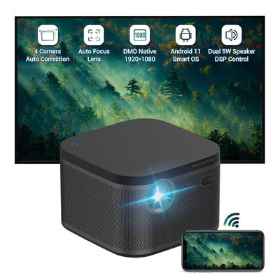 Buon prezzo 700ANSI 1080P Wifi Smart Mini Projector DLP LED per presentazioni OEM in linea